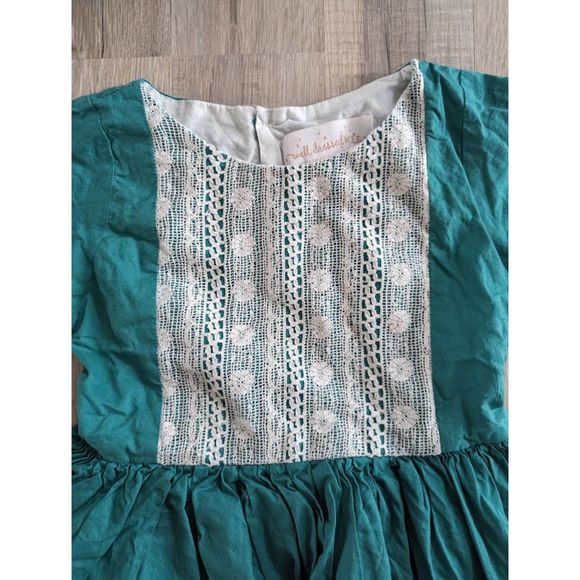 Well Dressed Wolf Lace Jade Dress, Size 5YR (K1) - Picture 3 of 7